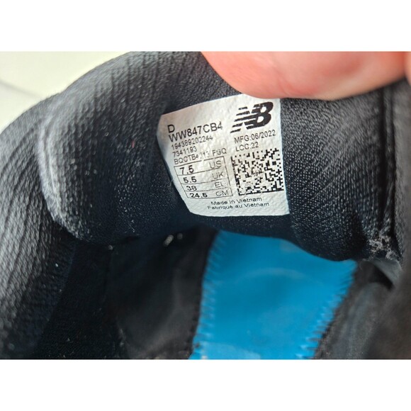 New Balance 847 V4 Shoes Womens 7.5D Black Athletic Walking Running Gym Sneakers - Picture 9 of 9